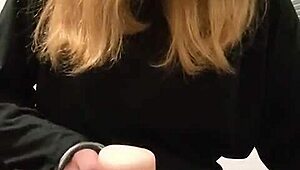 transgirl demonstrates fleshlight techniques across complete uncut footage