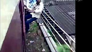 turned her around hard in quarantine 😈🍑 outdoor doggy closeup ride!!