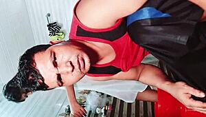 slutty step sis grabs cock in her room