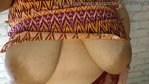 hey cheating bbw wife with huge boobs teases her wet hairy pussy 😏💦