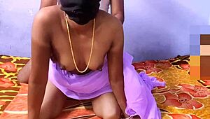 pretty south indian village wife bends over shaved pussy for homemade close-up doggystyle fucking at ranch