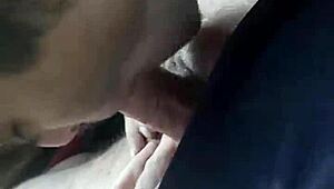 colorado slut gulps cum after car blowjob ride