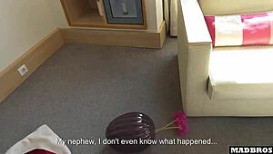 innocent french babysitter u made a mess now take this rough 3some double monster bbc skinny blonde quickie