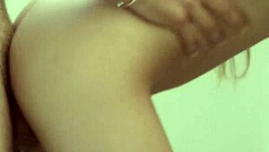 Schlong rams nasty teen 18+ slut's tight twat then pounds her small tits asshole rough hardcore