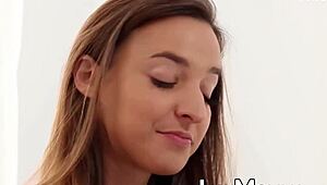 redhead stepmom scissors teen after licking her wet pussy and rimjob