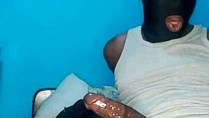 Bbc Orgasm Explodes in Oiled Muscular Bodybuilder's Close-Up Cum