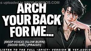 your dominant boyfriend wakes ya up fingering deep makin ya moan as he groans n roleplays control asmr erotica