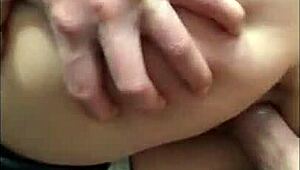 felicity feline flashes tits ass outdoors then gets fucked in public spots