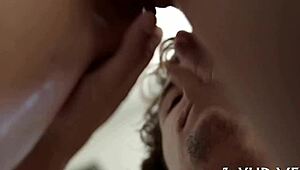 Schlong rams nasty teen 18+ slut's tight twat then pounds her small tits asshole rough hardcore