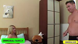 Irina Cagess Pounds Stepson And Buddy Hard!