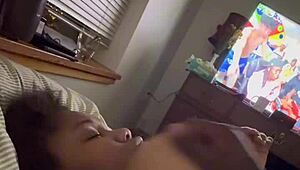 i rub my fat latina milf tits until juicy orgasm hits hard pov style