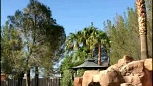 felicity feline flashes tits ass outdoors then gets fucked in public spots