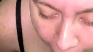 snow bunny's deepthroat skills impress the bbc trainer