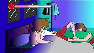 milf gets playful flashing on the couch 😈🔥 part 3