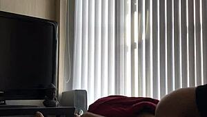 young asian girlfriend's big natural tits bounce wildly in riding orgasm compilation