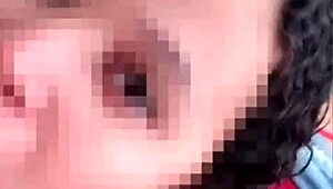 she's sucking the handyman's huge cock like crazy