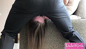 my boss can't resist my sloppy deepthroat and rough creampie pounding his secretary slut