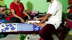 master ji lifts horny student girl's skirt for jordar hardcore chudai cowgirl creampie big cock tits sucking hindi moans