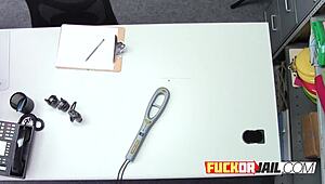 hot blonde teen burglars fucked hard by angry shop owner