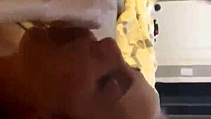 imagine her mouth overflowing with thick cum after deep sucking and bent-over pounding