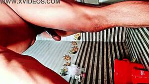 first time i pick up cute petite whore for rough wet creampie fuck