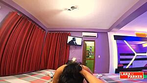 oops, camera missed half the latina's sloppy blowjob blooper in this casting interview