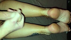 Hot Blonde Stepmom's Tanned Feet in Special Fetish Tease Offer