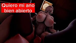 Bowsette's JOI CEI Instructions in Spanish Tease