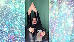 sissy, ur voice too girly already... lemme train ya squealin' like proper girl!!