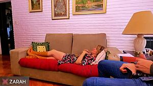 she rides his monster cock cowgirl style until her pussy creams from wild orgasmic anal creampie bliss