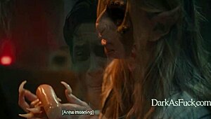 Demon with monster cock pounds nurse's big ass bent over hospital bed squirting milk everywhere