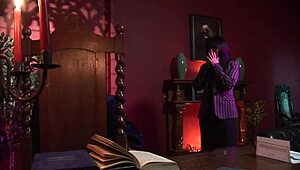 brunette milf whore bent over doggystyle for guru's facial cumshot 💦😈