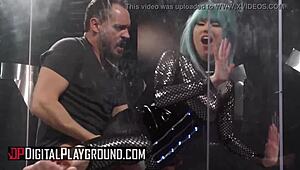 i crave alec knight pounding aria alexander's big tits ass in sex machina parody