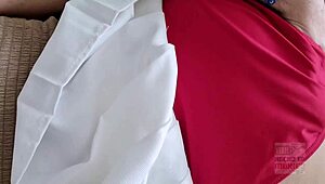 i'm fuckin this tight puerto rican flaquita so juicy she squirts n creampies with me!!