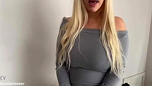 A Horny Officer Arrests Me For Dirty Cock Sucking And Fucking Blondie Fesser!