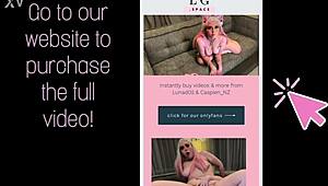 caspien ropes up luna d0ll's fat tits and big ass for rough doggystyle creampie pounding