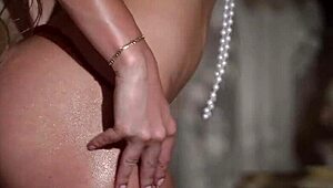 classy skinny brunette grace elizabeth slowly strips lingerie rips clothes bares shaved pussy and small tits