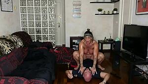 i'm fuckin this big titted muscular police milf with squirting clit till she begs