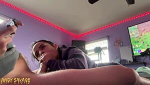 Real Amateur Latina Gringo Couple's Wild Day Of Ripped Clothes Creampie!