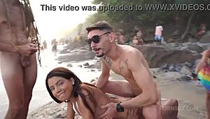BIANCA DANTAS DAP ANAL IN PUBLIC BEACH CROWD HOW HOT IS THAT OVERFLOW SEX?!!