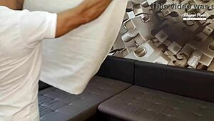 busty kiara lord starts with a steamy massage then rides hard in homemade action 📹💋