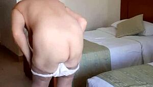 hot gilf craving bbc while stuffing her huge dildo in deep with stockings on 😍 who wouldn't?