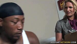 flower tucci's milf pussy and ass double penetrated ravaged by massive black cocks