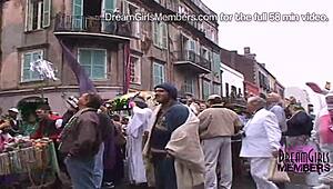 freaks flash massive tits wild on fat tuesday party streets