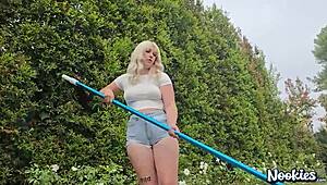 daddy's girl got bad in the garage now take this pov cock punishment deep 😏🍆