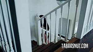 whoa cheating ebony milf rides delivery boy's big black cock deep 😍 doggystyle cowgirl deepthroat affair!