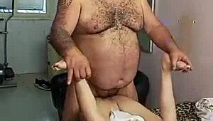 curvy fat ass in lingerie fingers for creampie