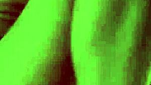 A cute blonde college girl shyly explores her natural tits in sensual play