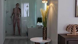 oh no lesbian teen caught by stepmom now she pays with her tight young pussy