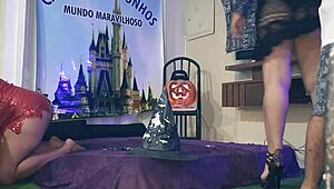 halloween party with paty bumbum fada mel taissa winkler leo fernandes el toro de oro casal da paty 🔥👻